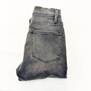 Frame Ali High Rise Skinny Kinder Gray Wash Zip Fly Denim Jeans Size 24